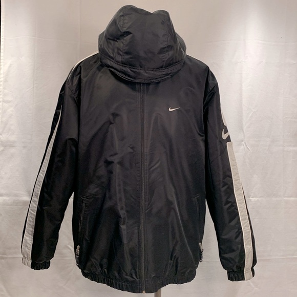 Vintage 90’s Black Nike Puffer / Performance Jacket Size XL - Picture 6 of 12